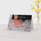 Carte Mariage (Fleur jaune)
