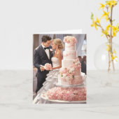 Carte mariage (Fleur jaune)
