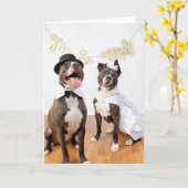 Carte Mariage (Fleur jaune)