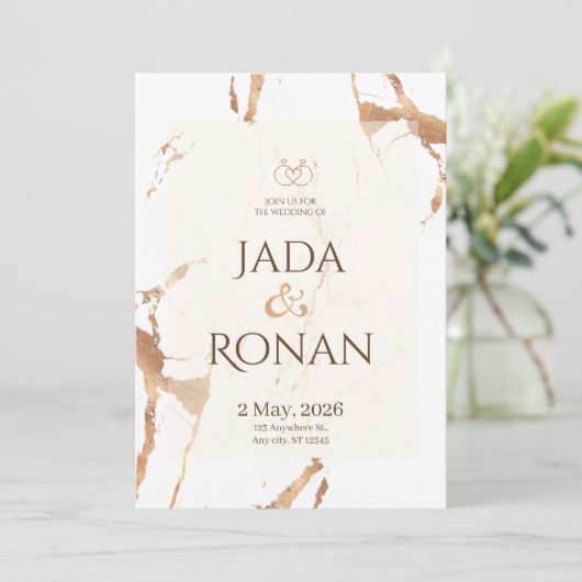 Carte Mariage (Debout devant)