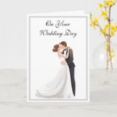 Carte mariage (Fleur jaune)