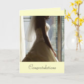 Carte Mariage (Fleur jaune)