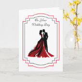 Carte mariage (Fleur jaune)