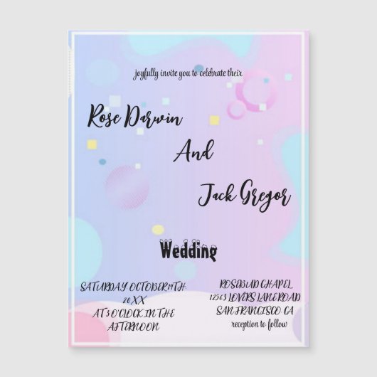 Carte mariage (Devant)