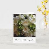 Carte mariage (Fleur jaune)