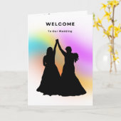 Carte Mariage (Fleur jaune)
