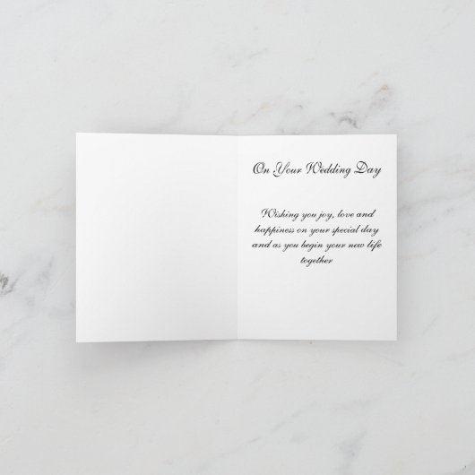 Carte mariage (Intérieur)