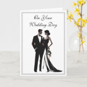 Carte mariage (Fleur jaune)