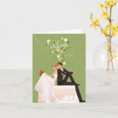 Carte mariage (Fleur jaune)