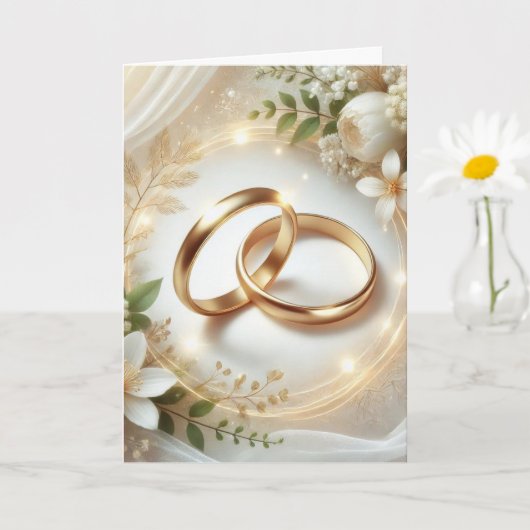 Carte mariage (Petite plante)