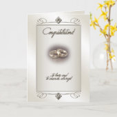 Carte mariage (Fleur jaune)