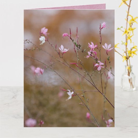 Carte mariage (Fleur jaune)