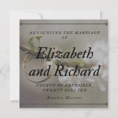 Carte mariage (Devant)