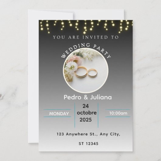 Carte mariage (Devant)