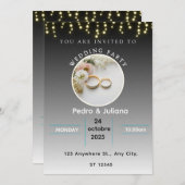 Carte mariage (Devant / Derrière)