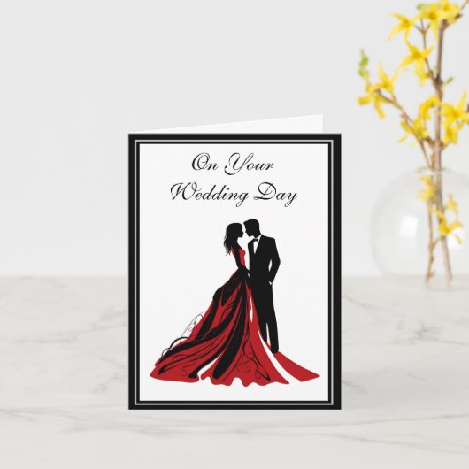 Carte mariage (Fleur jaune)