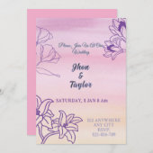 Carte mariage (Devant / Derrière)