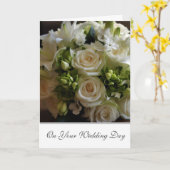 Carte mariage (Fleur jaune)