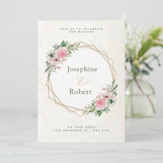 Carte Mariage (Debout devant)