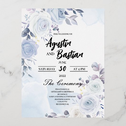 Carte mariage (Recto)