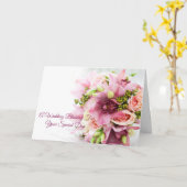 Carte mariage (Fleur jaune)
