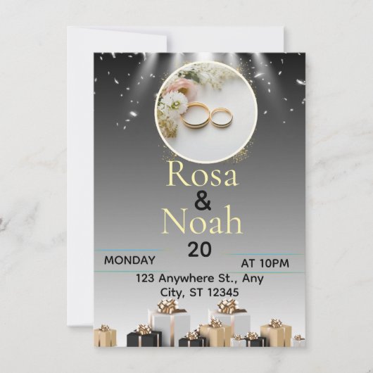 Carte mariage (Devant)