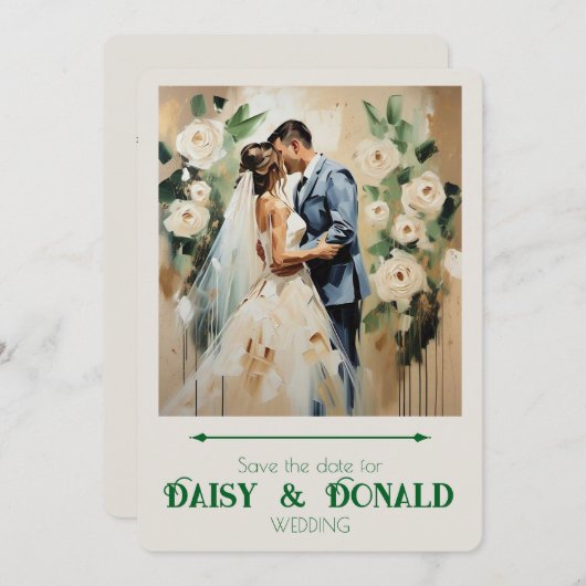 " CARTE MARIAGE " (Devant / Derrière)