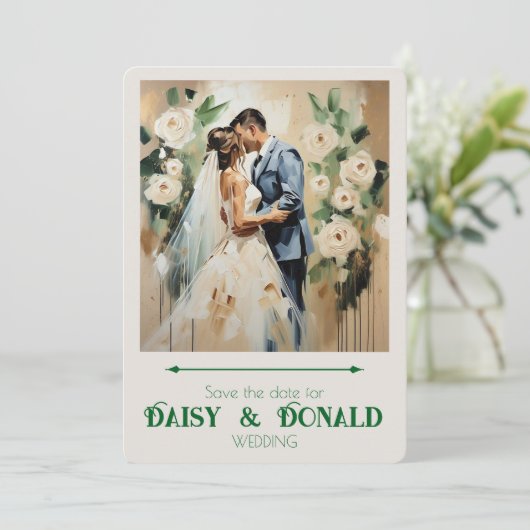 " CARTE MARIAGE " (Debout devant)