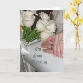 Carte Mariage (Fleur jaune)
