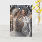 Carte mariage (Fleur jaune)