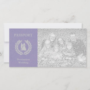 Carte mariage à destination passeport