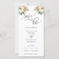 Mariage à la moutarde blanche Sauvez la date Signe