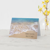 Carte Mariage à Ocean Beach (Fleur jaune)