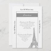 Carte mariage à Paris (Devant)