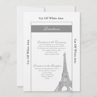Carte mariage à Paris
