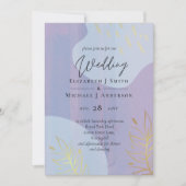 Carte Mariage Abstrait moderne scandinave japonais (Devant)