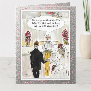 Carte Mariage amusante