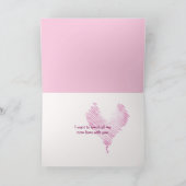 Carte mariage anniversaire chats en clair de lune (Intérieur)