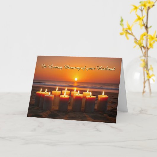 Carte Mariage Anniversaire de Décès Souvenir C (Fleur jaune)