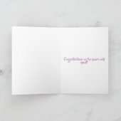Carte Mariage anniversaire dentelle look changer l'année (Intérieur)