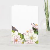 Carte Mariage Anniversaire Fille Son Floral Bubbly (Dos)