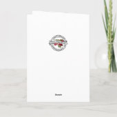 Carte Mariage Anniversaire Religieux Sacré Coeur Jésus (Dos)