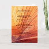 Carte Mariage Apache Bénédiction Sentiment Pas De Pluie (Devant)