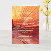 Carte Mariage Apache Bénédiction Sentiment Pas De Pluie  (Fleur jaune)