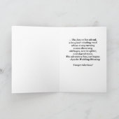 Carte Mariage Apache Bénédiction Sentiment Pas De Pluie  (Intérieur)