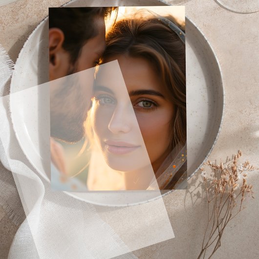 Carte mariage Arrière - plan Photo Pour Vellum