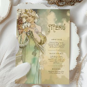 Carte Mariage Art Nouveau Lily à la carte Soft Pas