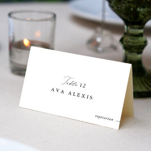 Carte mariage Avec Choix De Repas Et Option Menu