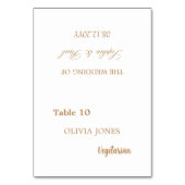 Carte Mariage Beige doré individuel (Par défaut)