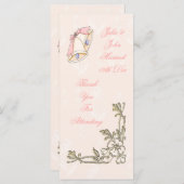 Carte Mariage Bells (Devant / Derrière)